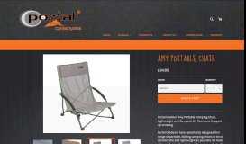 
							         Portal Outdoor Amy Portable Camping Chair, Lightweight and ...								  
							    
