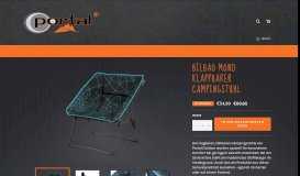 
							         Portal Outdoor Bilbao Mond Klappbarer Campingstuhl, leichter und ...								  
							    