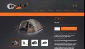 
							         Portal Outdoor Zeta 4 Zelt, für 4 Personen, geräumiges Kuppelzelt, mit ...								  
							    