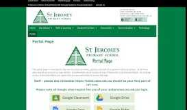 
							         Portal Page | St Jerome's Primary School								  
							    