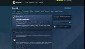 
							         Portal Paradox :: Portal 2 General Discussions - Steam Community								  
							    