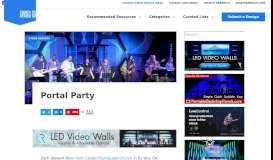 
							         Portal Party | Church Stage Design Ideas								  
							    