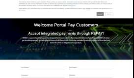 
							         Portal Pay Referral Page - REPAY								  
							    