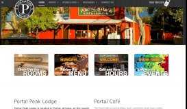 
							         Portal Peak Lodge, Store & Cafe								  
							    