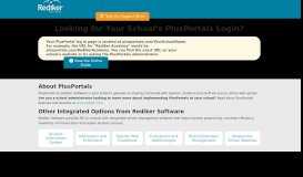 
							         Portal - PlusPortals - Rediker Software, Inc.								  
							    