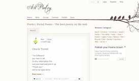 
							         Portal Poems - Modern Award-winning Portal Poetry : All Poetry								  
							    