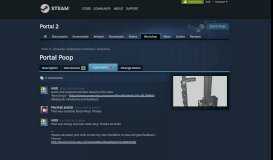
							         Portal Poop :: Comments - Steam Community								  
							    