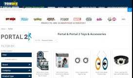 
							         Portal & Portal 2 Toys & Accessories - ToyWiz - ToyWiz.com								  
							    
