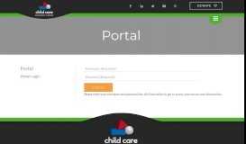
							         Portal : Portal Login - Child Care Resource Center								  
							    