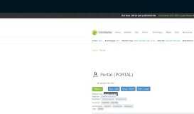 
							         Portal (PORTAL) price, marketcap, chart, and fundamentals info ...								  
							    