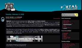 
							         Portal: Prelude 1.1.5 released! - Portal: Prelude								  
							    
