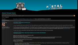 
							         Portal: Prelude Forum / How to make Portal: Prelude run on Mac OS								  
							    