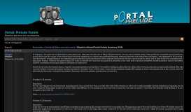 
							         Portal: Prelude Forum / Kingpin's collected Portal: Prelude ...								  
							    