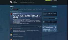 
							         Portal: Prelude HOW TO INSTALL THIS MOD!? :: Portal General ...								  
							    