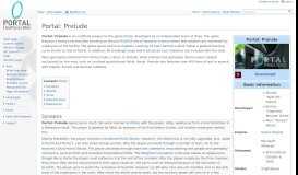
							         Portal: Prelude - Portal Wiki								  
							    