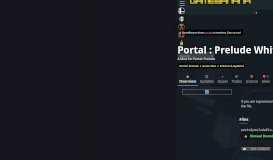 
							         Portal : Prelude White Screen Fix | Portal: Prelude Mods - GameBanana								  
							    