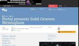 
							         Portal presents Solid Grooves Birmingham at Boxxed, Midlands ... - RA								  
							    