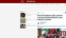 
							         Portal Problems: FSU coaches concerned about NCAA's new transfer ...								  
							    