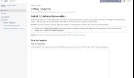
							         Portal Proposal - Project: Portal - Confluence								  
							    