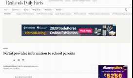 
							         Portal provides information to school parents – Redlands Daily Facts								  
							    