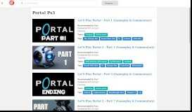 
							         Portal Ps3 - YT								  
							    