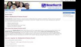 
							         Portal Q&A - Near North Health Service Corporation								  
							    