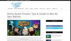 
							         Portal Quest Cheats: Tips & Guide to Win All Your Battles | Touch Tap ...								  
							    