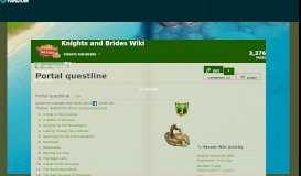 
							         Portal questline | Knights and Brides Wiki | FANDOM powered by Wikia								  
							    