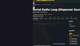 
							         Portal Radio Loop (Dispenser Sound) | Team Fortress 2 Sound Mods								  
							    