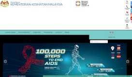 
							         Portal Rasmi Kementerian Kesihatan Malaysia								  
							    