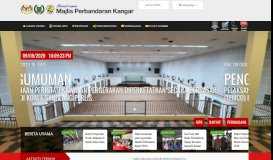 
							         Portal Rasmi Majlis Perbandaran Kangar (MPK) |								  
							    