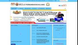 
							         Portal Rasmi Majlis Perbandaran Kluang (MPK) |								  
							    