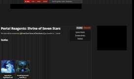 
							         Portal Reagents: Shrine of Seven Stars - Item - World of Warcraft								  
							    