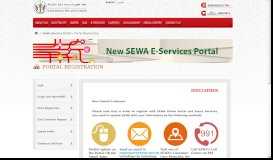
							         Portal Registration - SEWA								  
							    