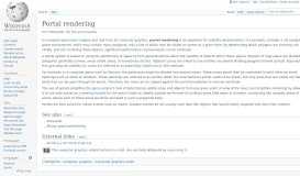 
							         Portal rendering - Wikipedia								  
							    