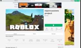 
							         Portal: Repercussions - Roblox								  
							    