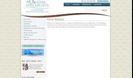
							         Portal Request | OBGYN Specialists of the Palm Beaches ...								  
							    