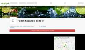 
							         Portal Restaurant and Bar - London, Greater London | Groupon								  
							    