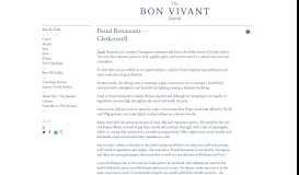 
							         Portal Restaurant, Clerkenwell - The Bon Vivant Journal								  
							    