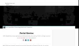 
							         Portal Review - GameSpot								  
							    