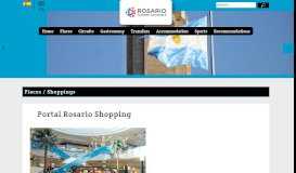 
							         Portal Rosario Shopping - Rosario Turismo Accesible								  
							    