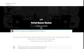 
							         Portal Runner Review - GameSpot								  
							    