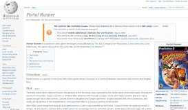 
							         Portal Runner - Wikipedia								  
							    