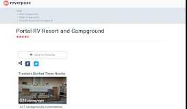 
							         Portal RV Resort and Campground - 5 Photos, 2 Reviews - Moab, UT -								  
							    