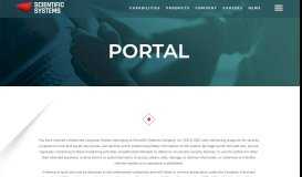 
							         Portal - Scientific Systems Company, Inc. | SSCI								  
							    
