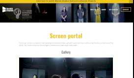 
							         Portal Screen - Shared_Studios								  
							    
