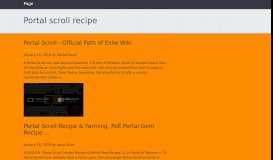 
							         Portal scroll recipe - ChangeIP								  
							    