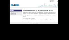 
							         Portal Service AKDB - Bürgerservice-Portal								  
							    