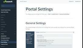 
							         Portal Settings | Axosoft Documentation								  
							    