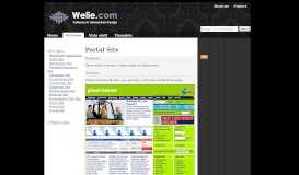 
							         Portal Site - Interaction Design Pattern Library - Welie.com								  
							    